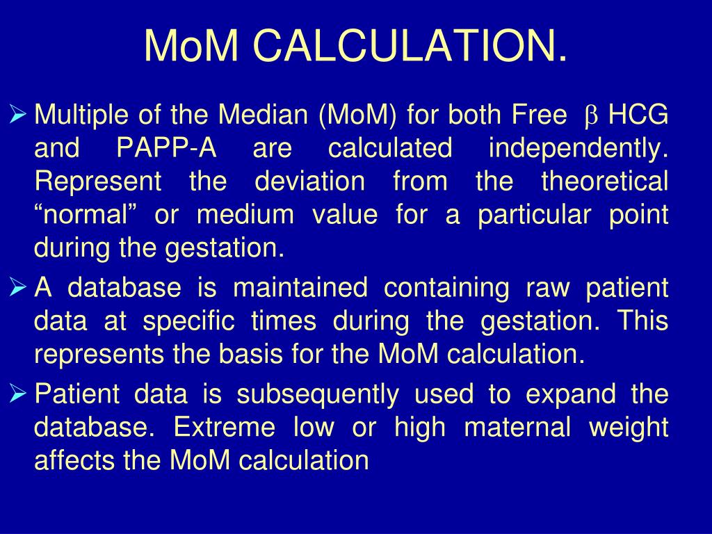 PPT Prenatal screening of Down‘s syndrom in the first and second