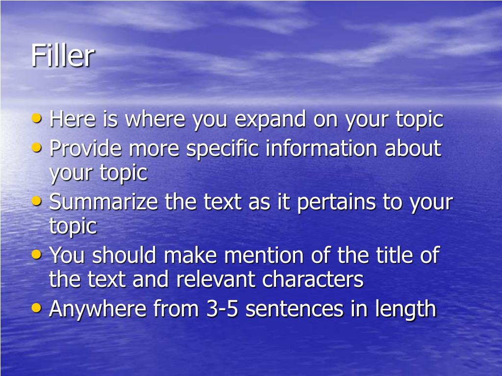 PPT The Introductory Paragraph PowerPoint Presentation, free download