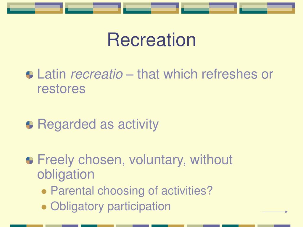 PPT Leisure Definitions PowerPoint Presentation, free download ID1386284