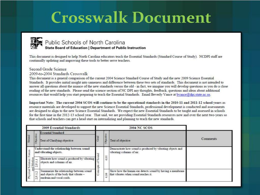 PPT Science Essential Standards PowerPoint Presentation, free