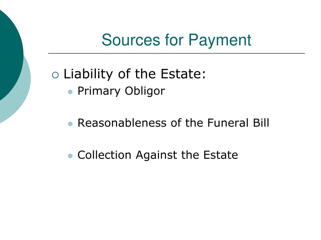 PPT Liability for Funeral Expenses PowerPoint Presentation, free
