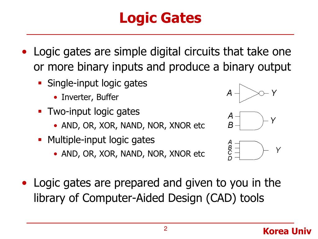 PPT Lecture 2. Logic Gates PowerPoint Presentation, free download