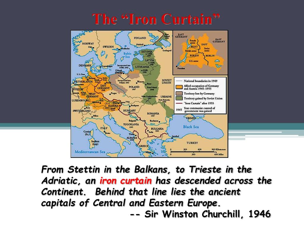 PPT The “Iron Curtain” PowerPoint Presentation, free download ID