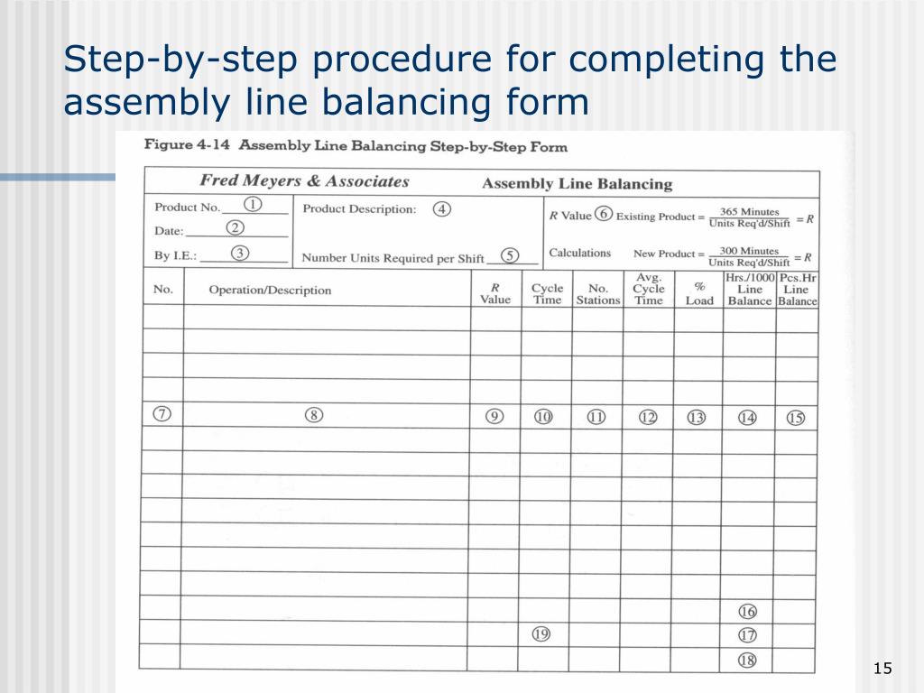 PPT Assembly Line Balance PowerPoint Presentation, free download ID