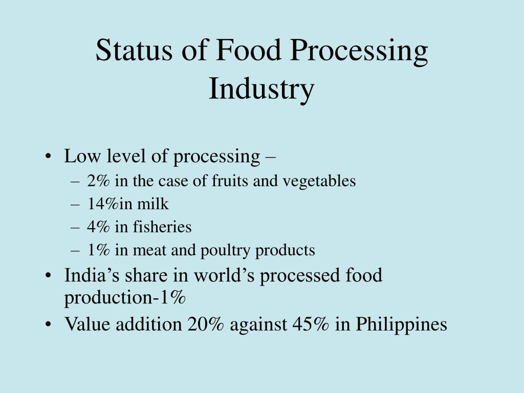 PPT Ministry of Food Process Industries PowerPoint Presentation, free