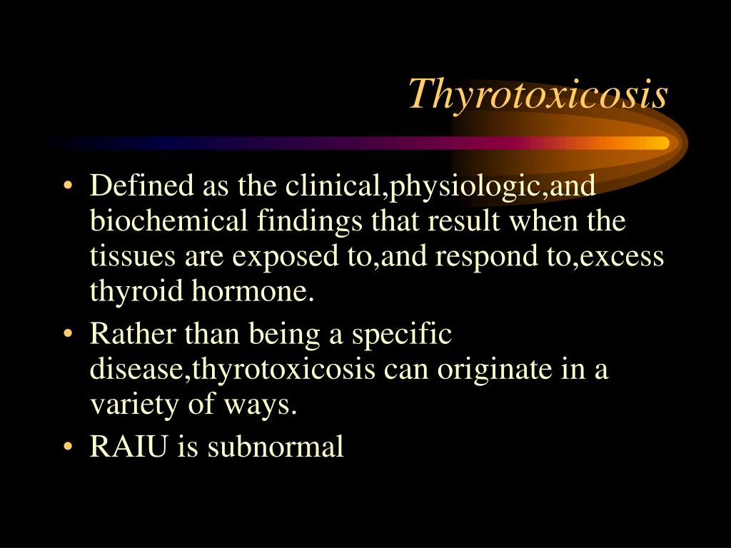 PPT THYROTOXICOSIS AND HYPERTHYROIDISM PowerPoint Presentation, free