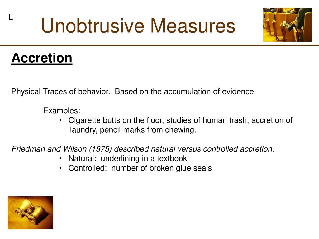 PPT Unobtrusive Measures PowerPoint Presentation, free download ID