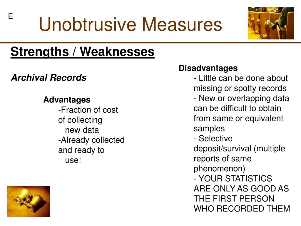 PPT Unobtrusive Measures PowerPoint Presentation, free download ID