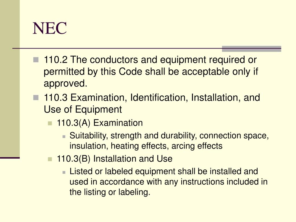 PPT Making the Connection Listing Requirements and Manufacturer’s