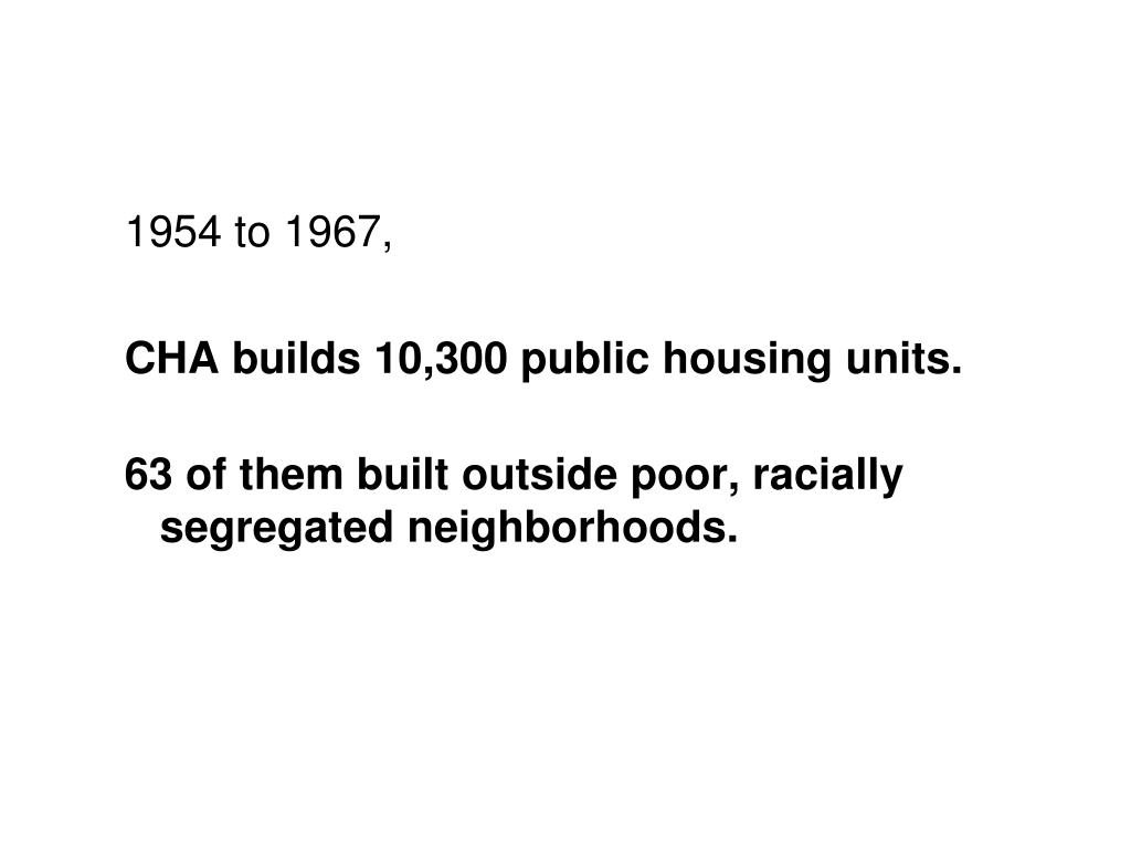 PPT Chicago Public Housing PowerPoint Presentation, free download
