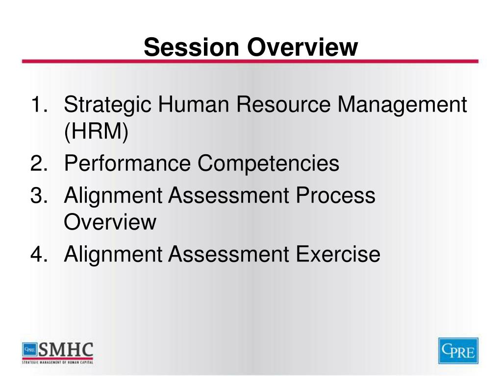 PPT ASSESSING HUMAN RESOURCE MANAGEMENT ALIGNMENT PowerPoint Presentation ID1407020