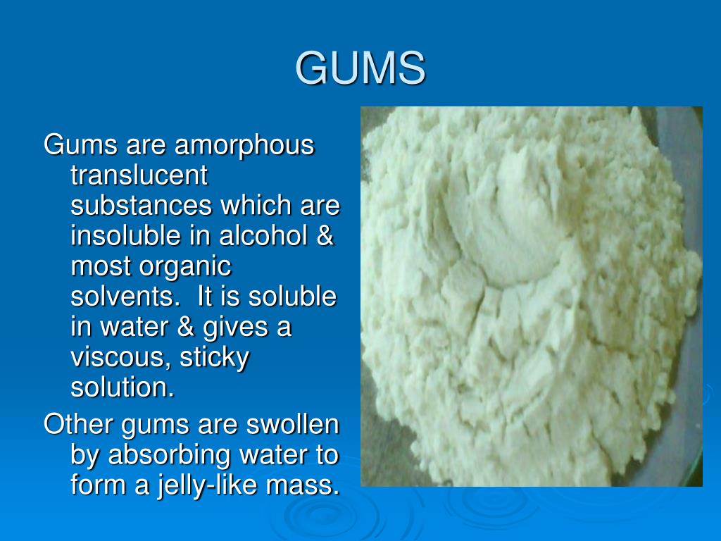 PPT GUMS & MUCILAGE PowerPoint Presentation, free download ID140816