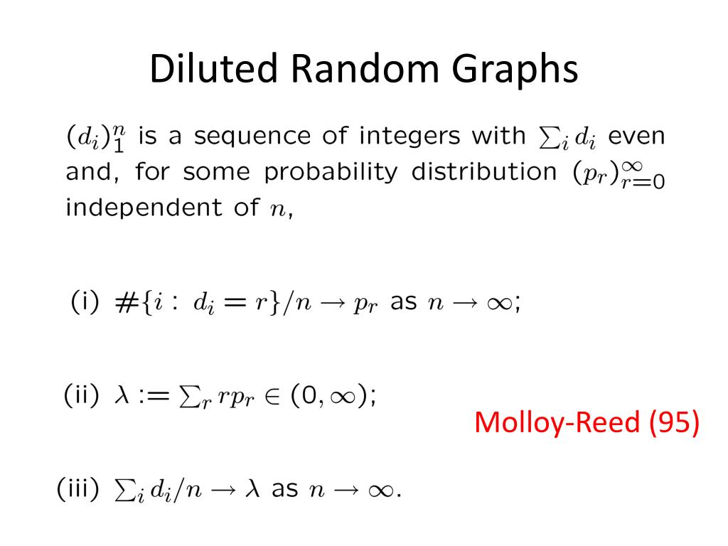 PPT Une analyse simple d’épidémies sur les graphes aléatoires