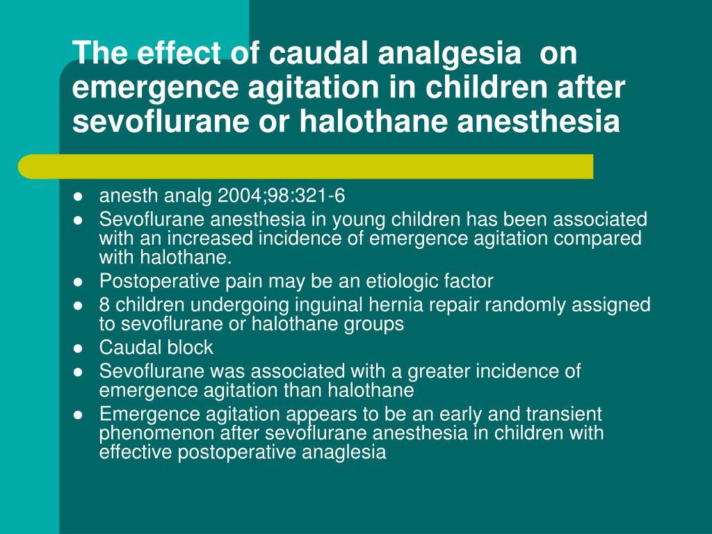 PPT Emergence agitation PowerPoint Presentation, free download ID
