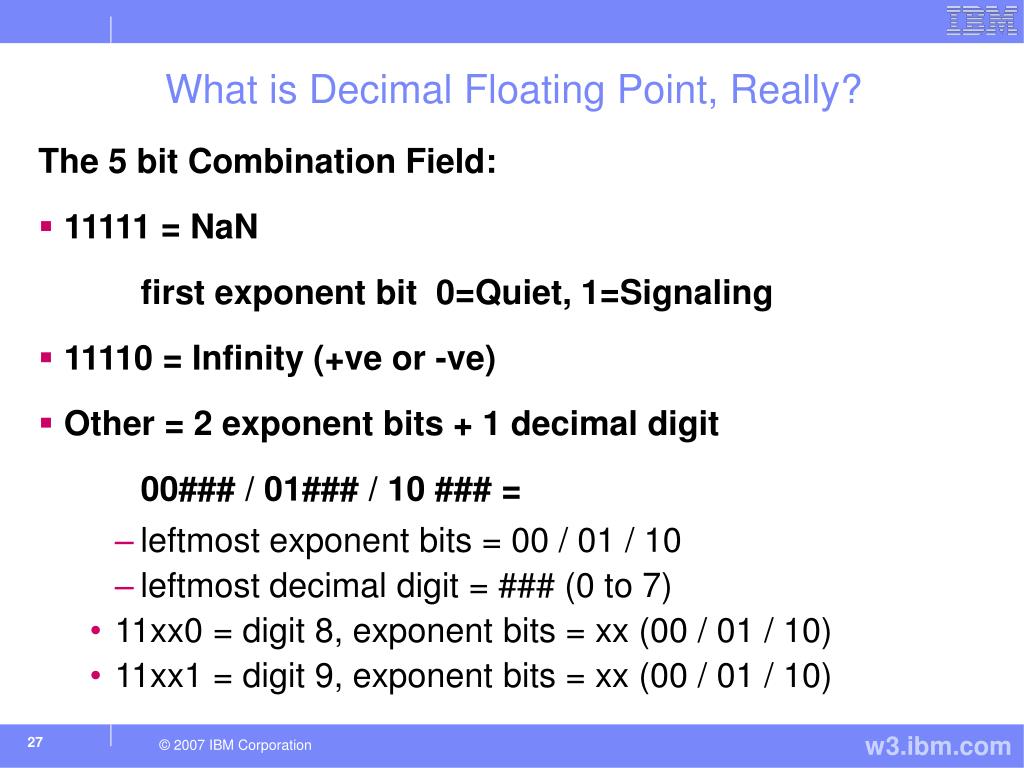 PPT Decimal Floating Point PowerPoint Presentation, free download