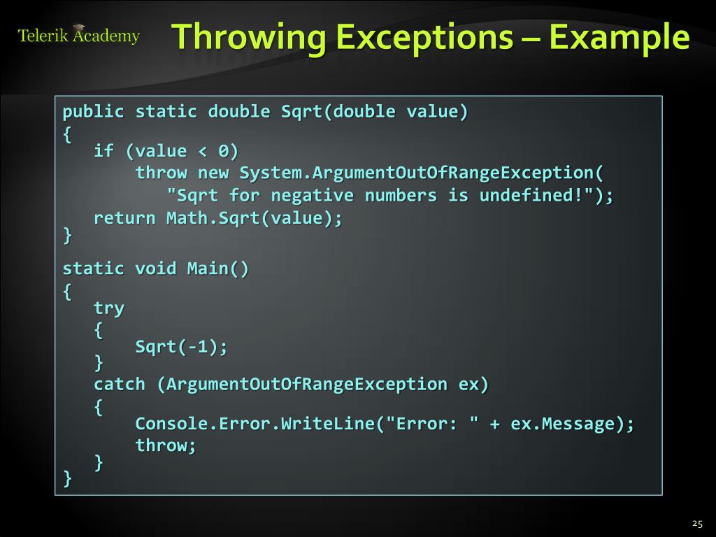 PPT Exception Handling PowerPoint Presentation, free download ID