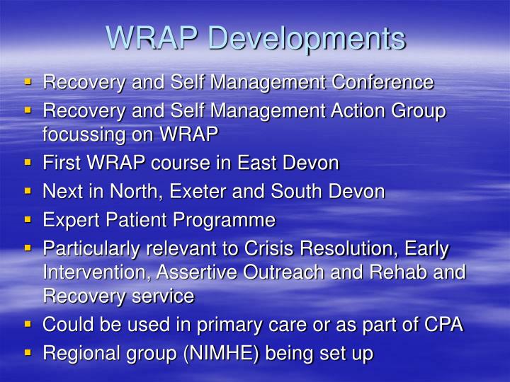 PPT Recovery, Self Management and WRAP PowerPoint Presentation ID