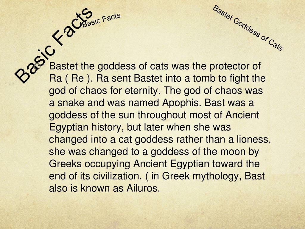 PPT Bastet the goddess of cats PowerPoint Presentation, free download