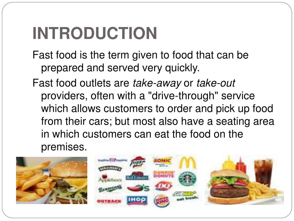 PPT FAST FOOD RESTAURANT PowerPoint Presentation, free download ID