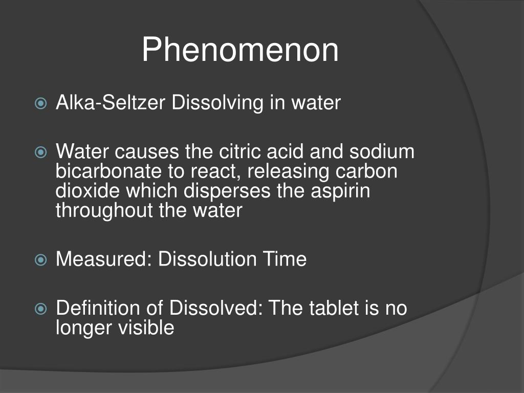 PPT AlkaSeltzer Experiment PowerPoint Presentation, free download