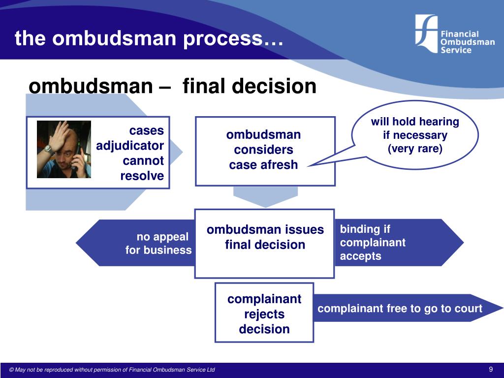 PPT Financial Ombudsman Service PowerPoint Presentation, free