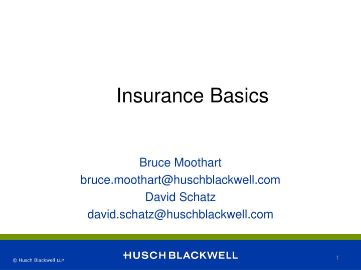 PPT Insurance Basics PowerPoint Presentation, free download ID1412506