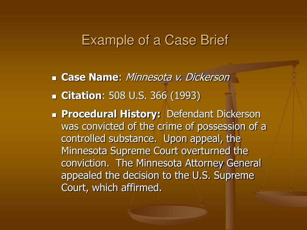 PPT How to Brief a Case PowerPoint Presentation, free download ID