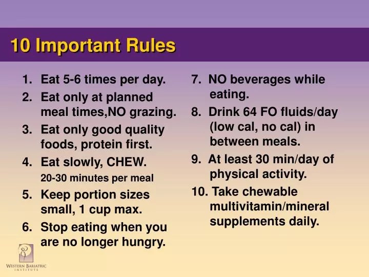 PPT 10 Important Rules PowerPoint Presentation, free download ID1414895