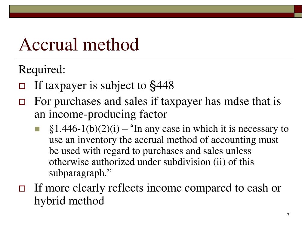 PPT Overview to Tax Accounting for Inventory PowerPoint Presentation