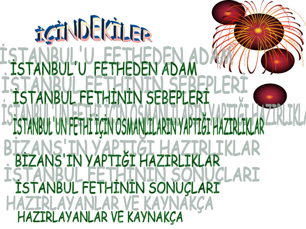 PPT İSTANBUL'UN FETHİ PowerPoint Presentation, free download ID1415019