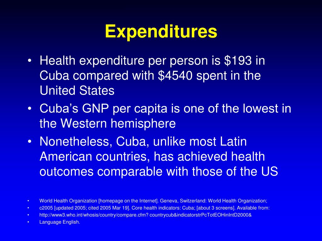 PPT Is the Cuban Public Health System a Model for the U.S