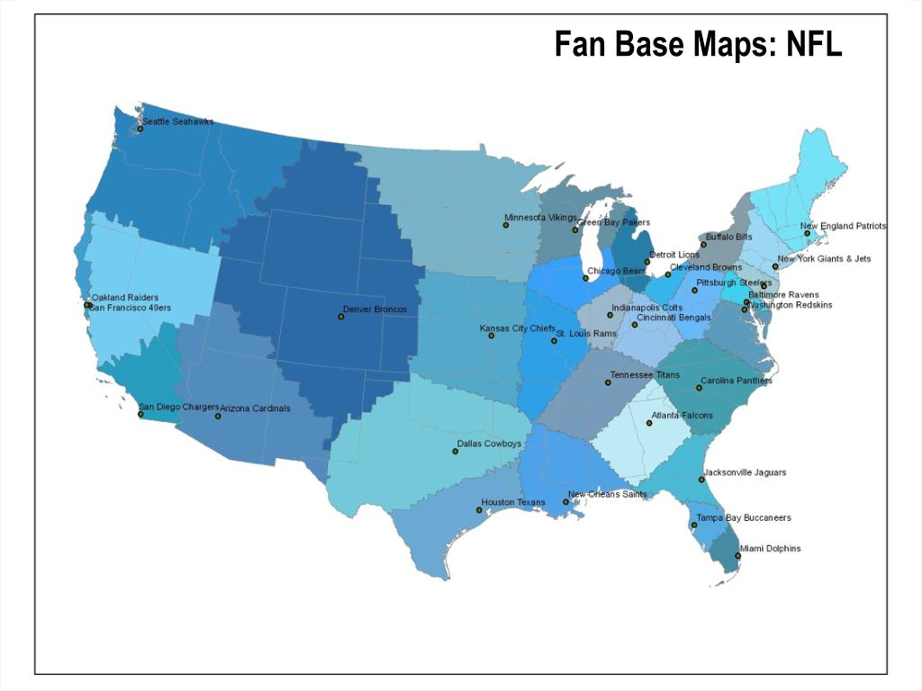 PPT GIS Assistance in Choosing Locations for New Sports Teams