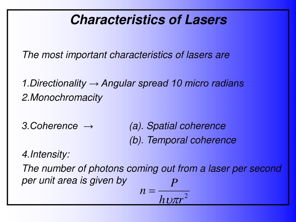 PPT LASERS PowerPoint Presentation, free download ID1419009