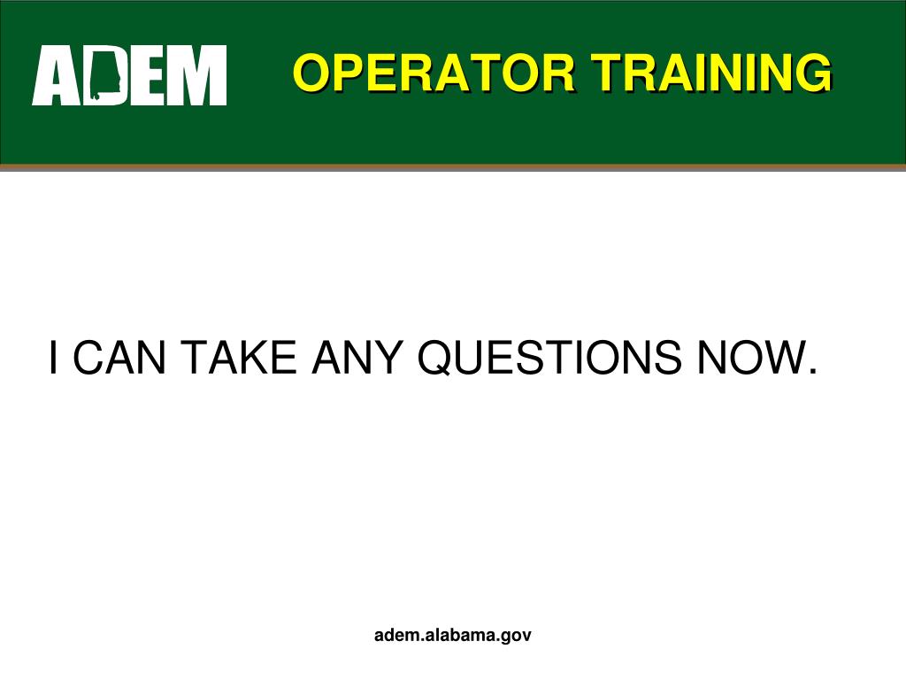 PPT - UST Operator Training PowerPoint Presentation, free download - ID