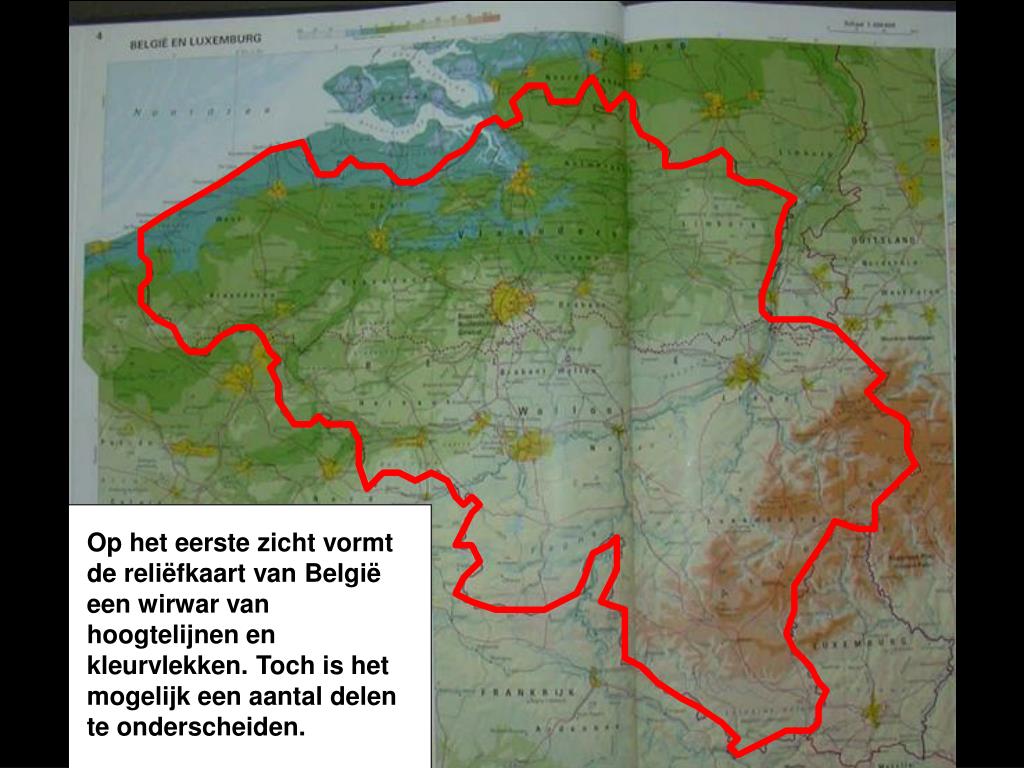 Kaart Nederland Hoogtelijnen PPT Hoofdstuk 2 Het Reliëf Deel 2 PowerPoint Presentation, free