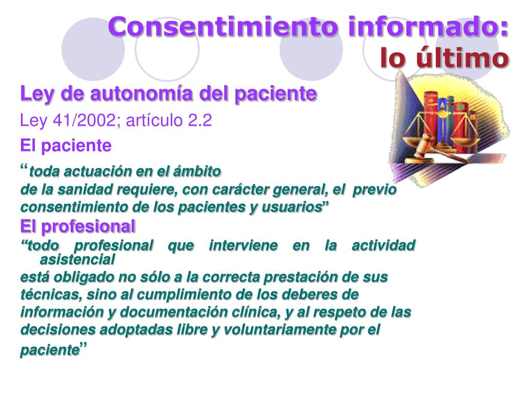 PPT CONSENTIMIENTO INFORMADO PowerPoint Presentation, free download