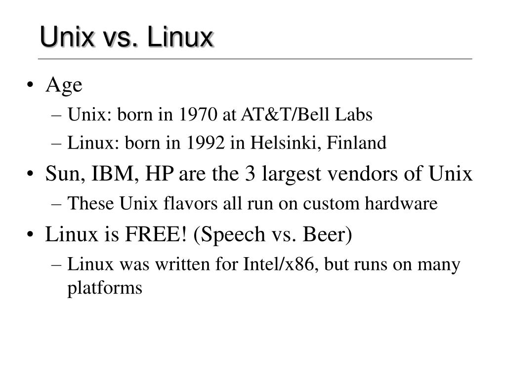 PPT What is Unix? PowerPoint Presentation, free download ID142015