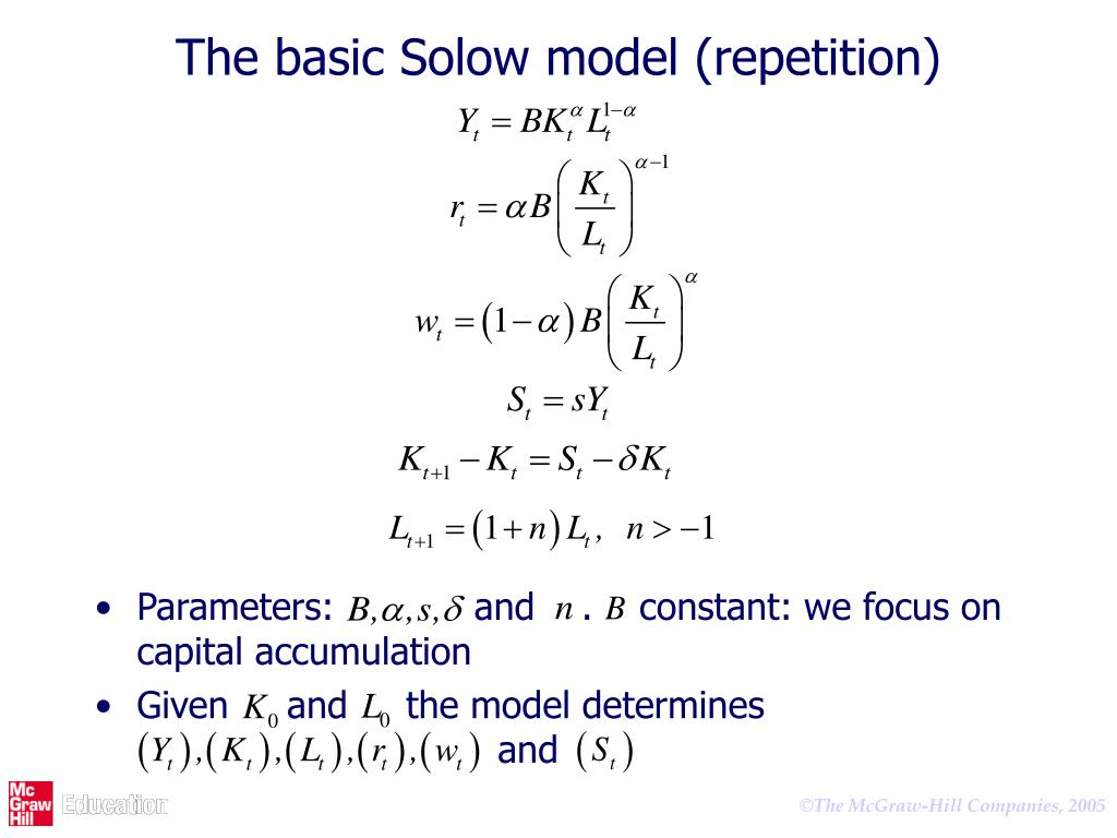 PPT CAPITAL ACCUMULATION AND GROWTH THE BASIC SOLOW