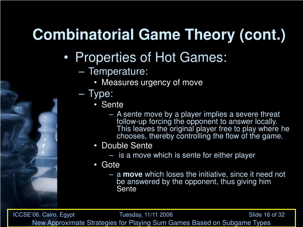 PPT New Approximate Strategies for Playing Sum Games Based on Subgame