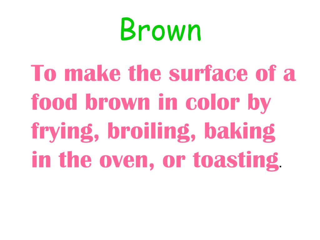 PPT Cooking Terms PowerPoint Presentation, free download ID1421295