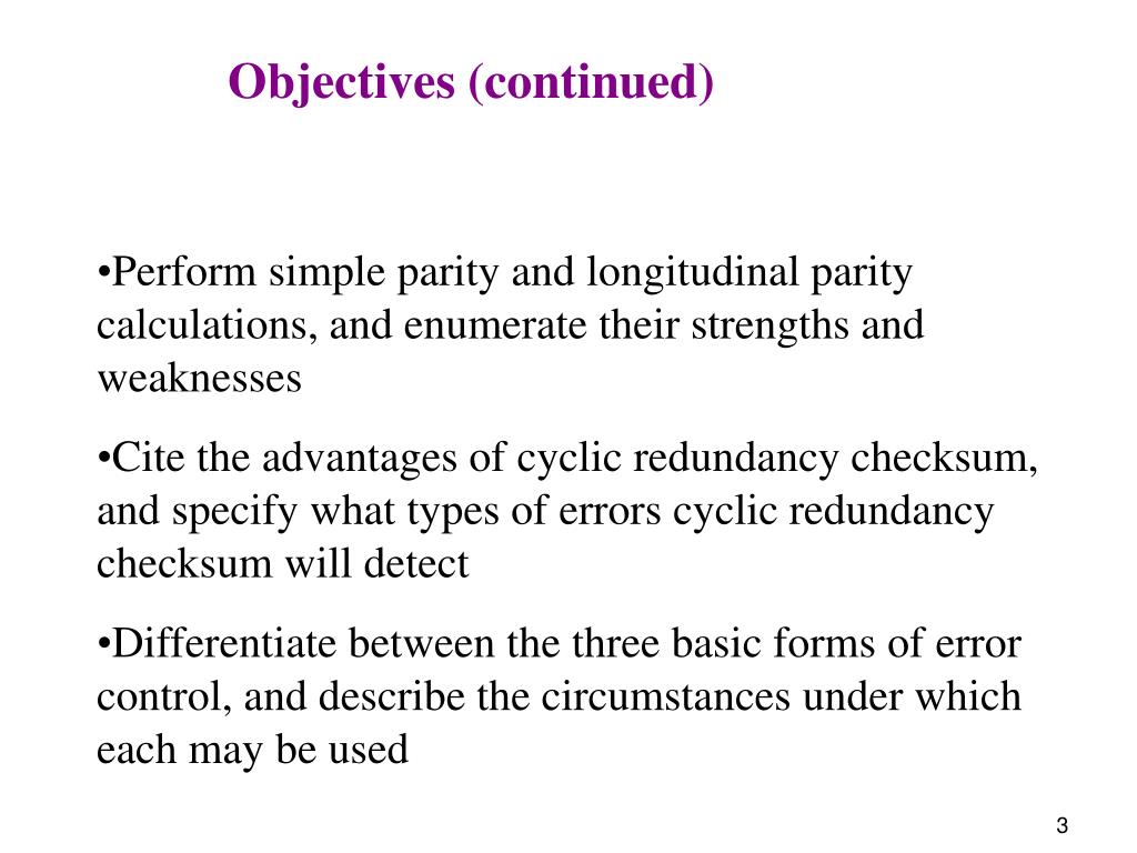 PPT Chapter 6 Errors, Error Detection, and Error Control PowerPoint