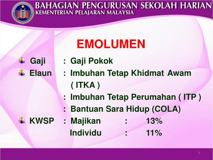 PPT PENGURUSAN KEWANGAN PRASEKOLAH JABATAN PELAJARAN