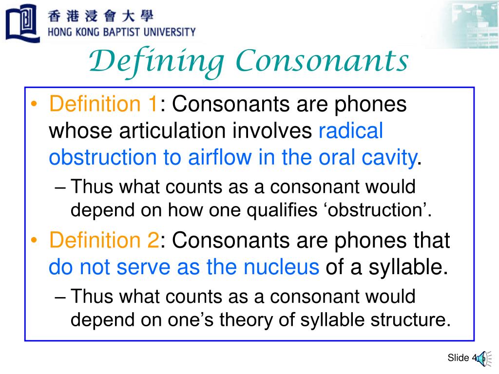 PPT Consonant PowerPoint Presentation, free download ID1422600