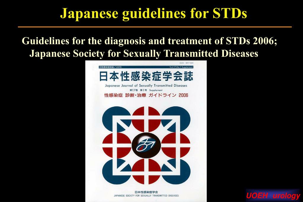 PPT Japanese guidelines for the treatment of UTIs & STDs; for making up KAUTI guidelines