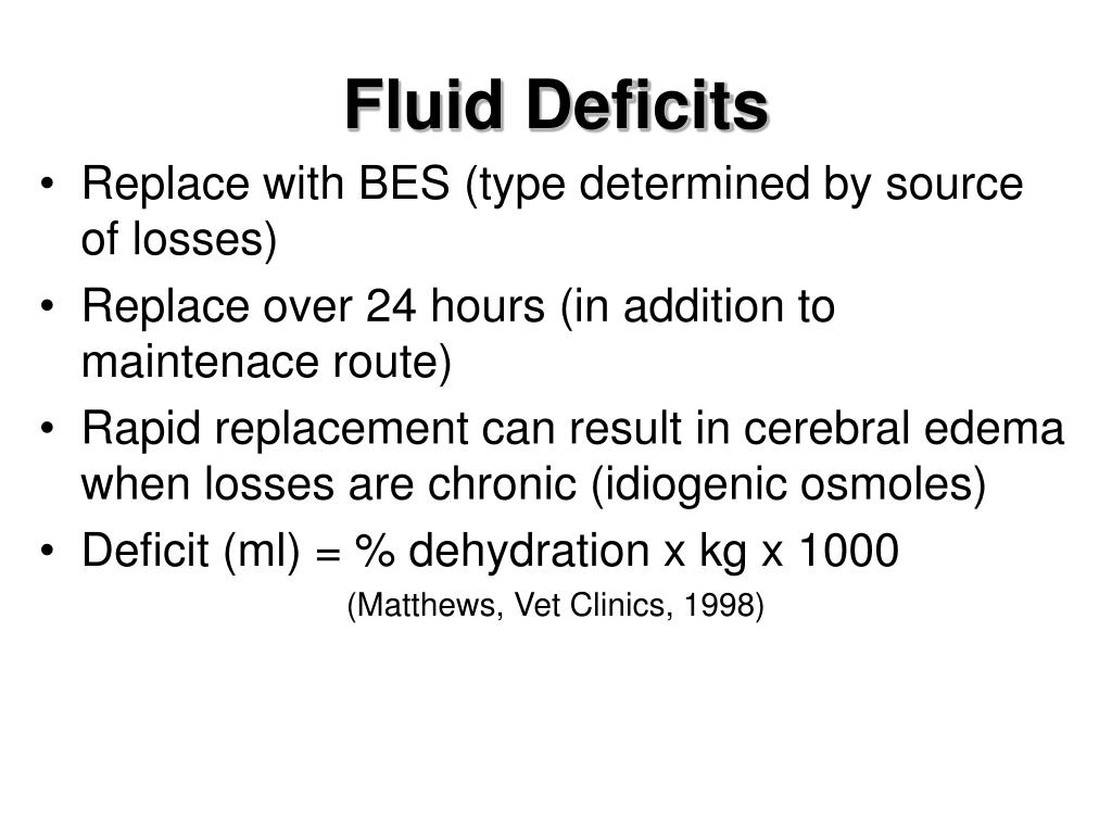 PPT FLUID THERAPY PowerPoint Presentation, free download ID142396
