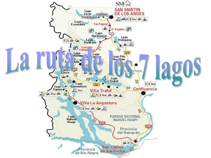 PPT La ruta de los 7 lagos PowerPoint Presentation, free download