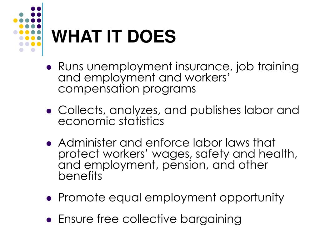 PPT Doing Business With The U.S. Department of Labor PowerPoint