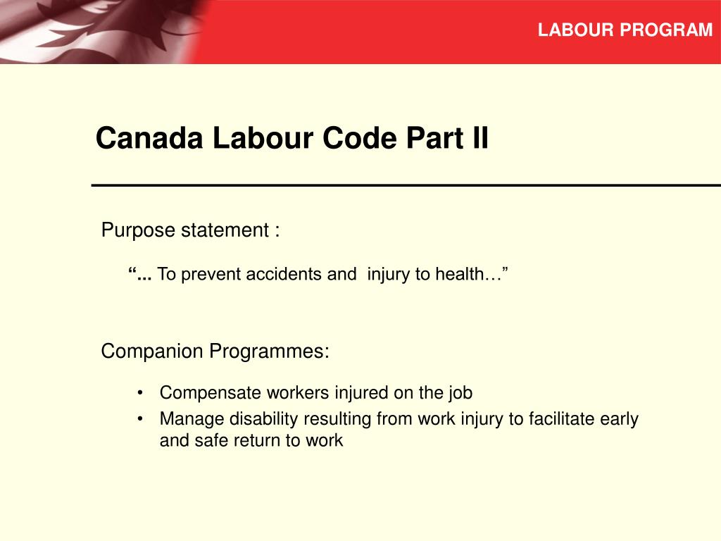 PPT Occupational Health and Safety in Canada a Shared