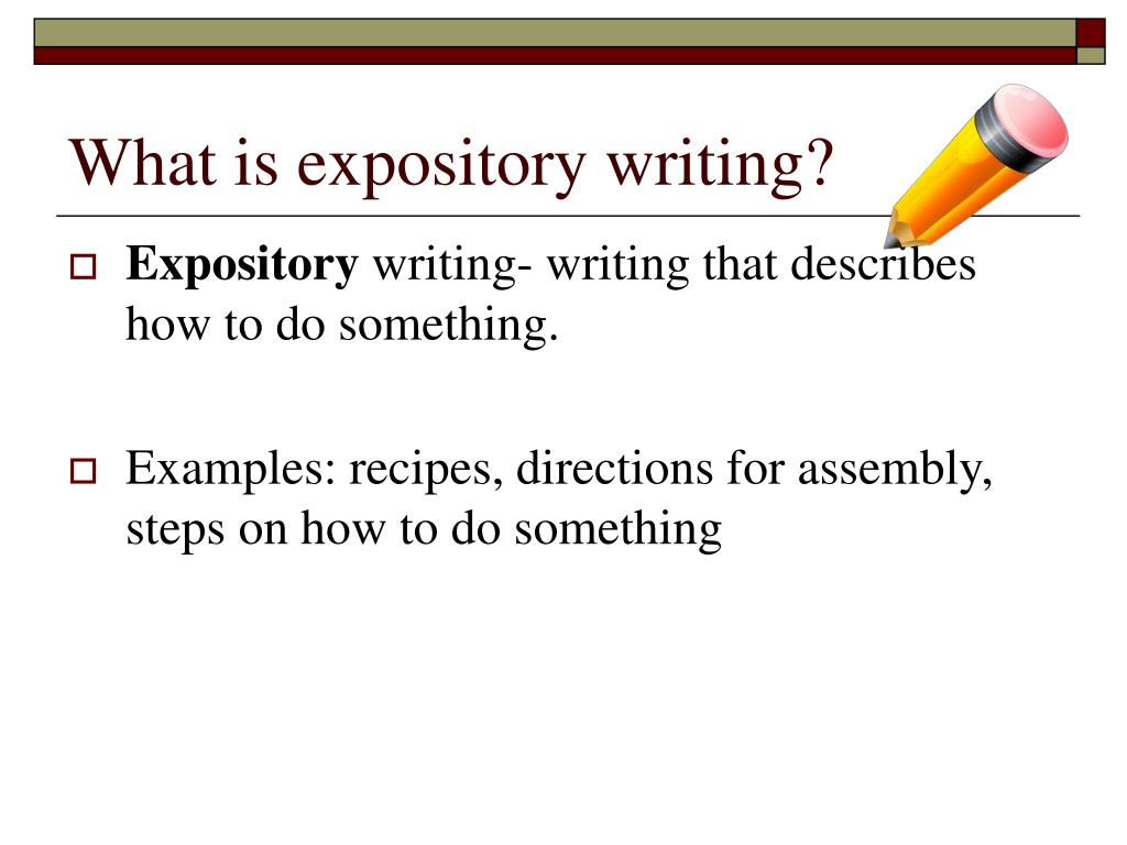PPT Expository Writing PowerPoint Presentation, free download ID