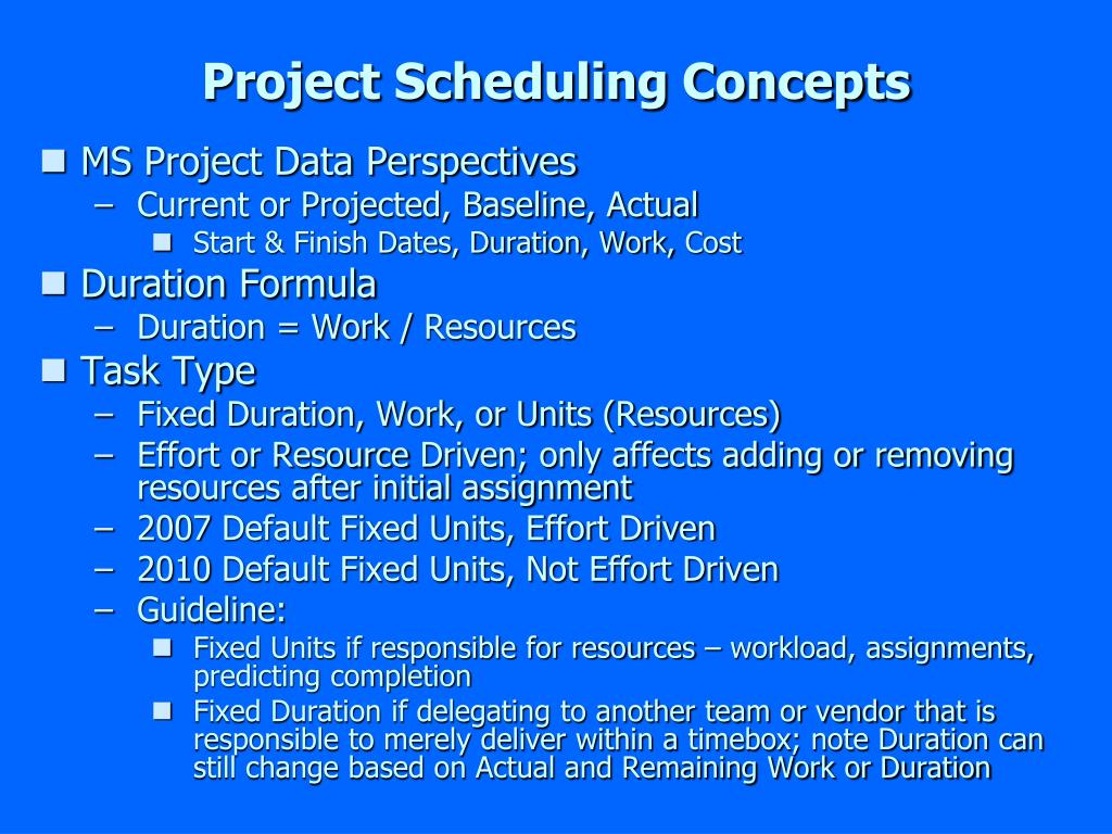PPT Resource Leveling with Microsoft Project PowerPoint Presentation